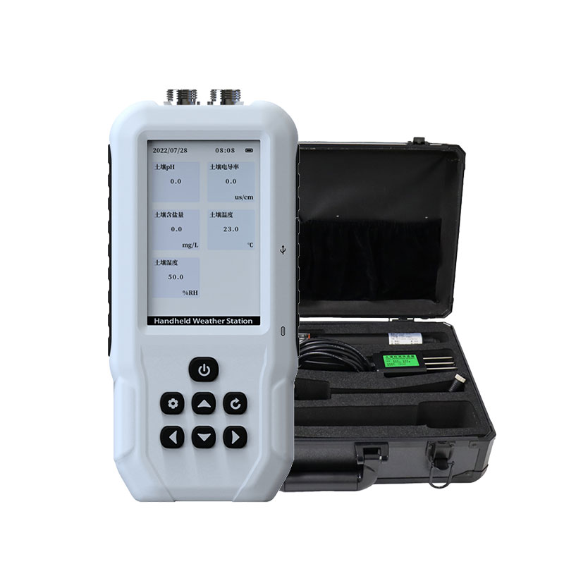土壤水分溫度鹽分ph測定儀